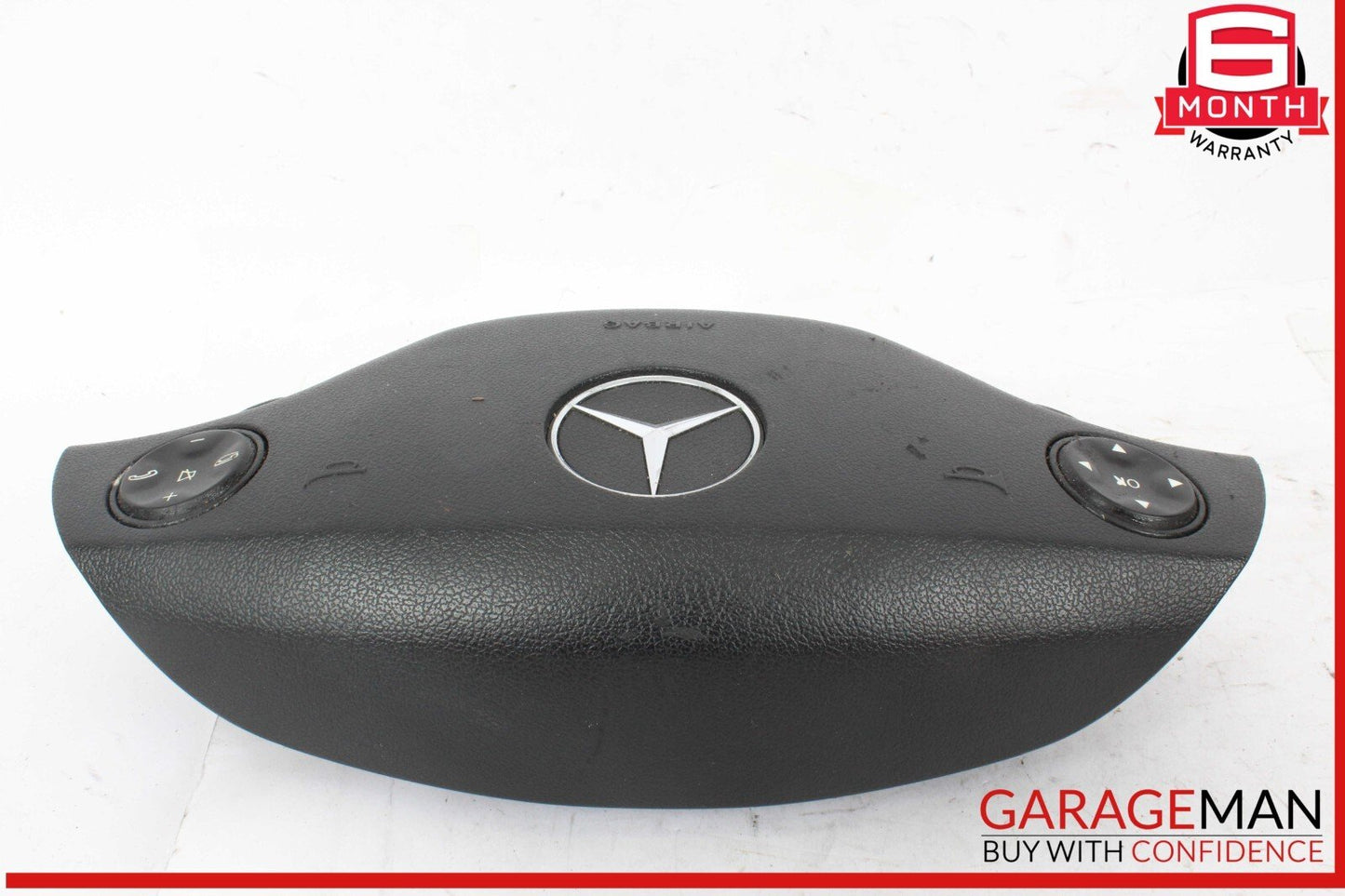 07-10 Mercedes W221 S550 CL550 Steering Wheel Airbag Air Bag Assembly Black OEM