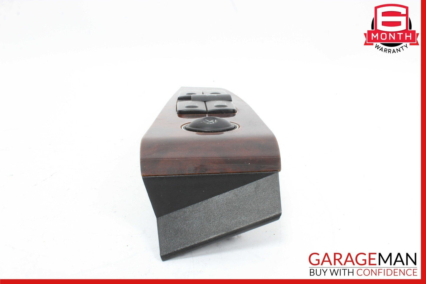 03-06 Mercedes W220 S600 Front Left Driver Side Master Window Switch Panel Wood