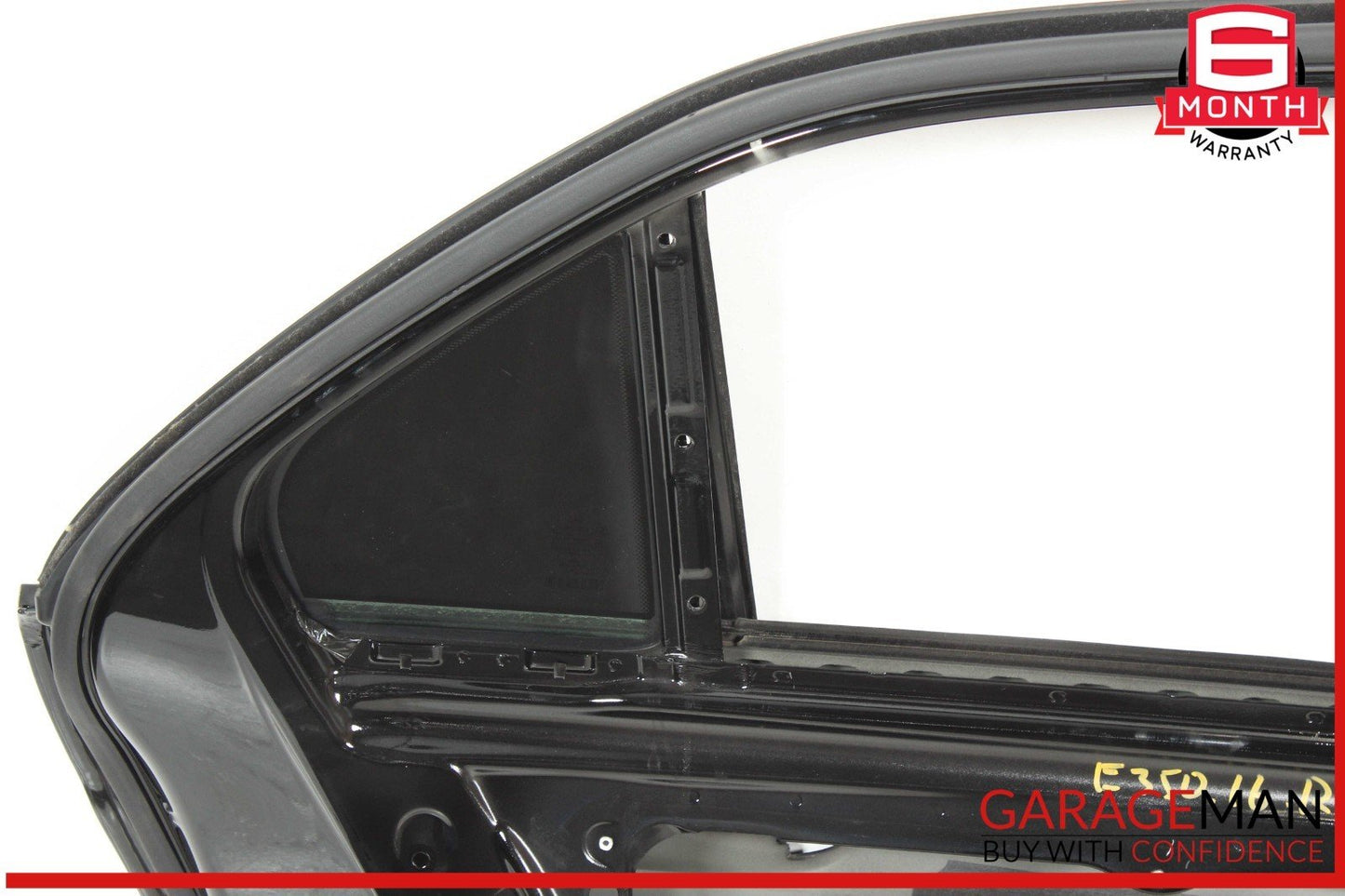 10-16 Mercedes W212 E350 E63 AMG Sedan Rear Left Side Door Shell Black OEM