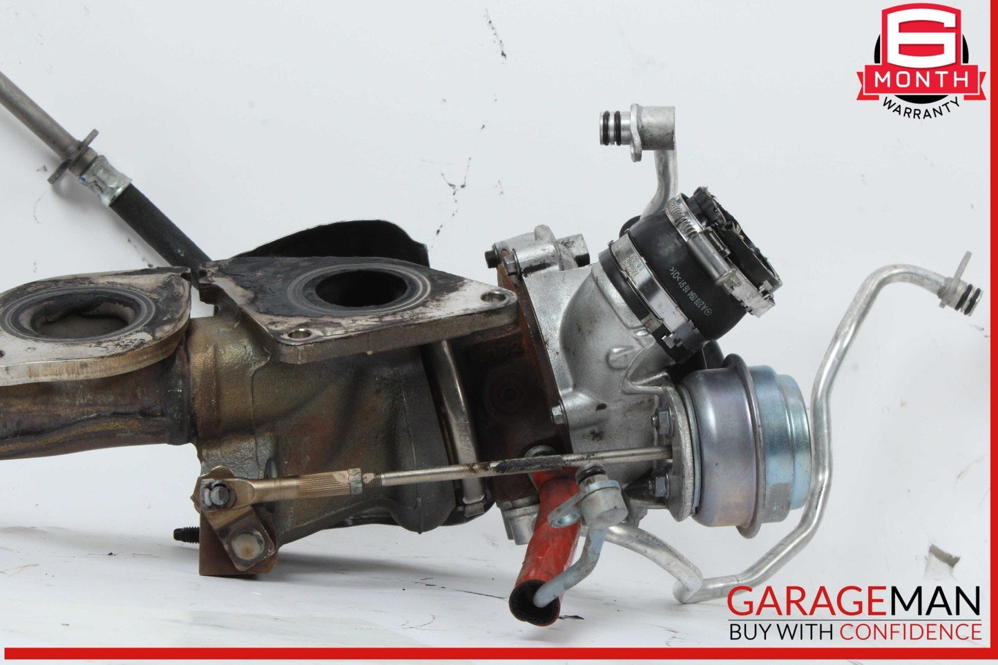 11-16 Mercedes X166 GL450 Right Turbocharger Turbo Charger Manifold OEM