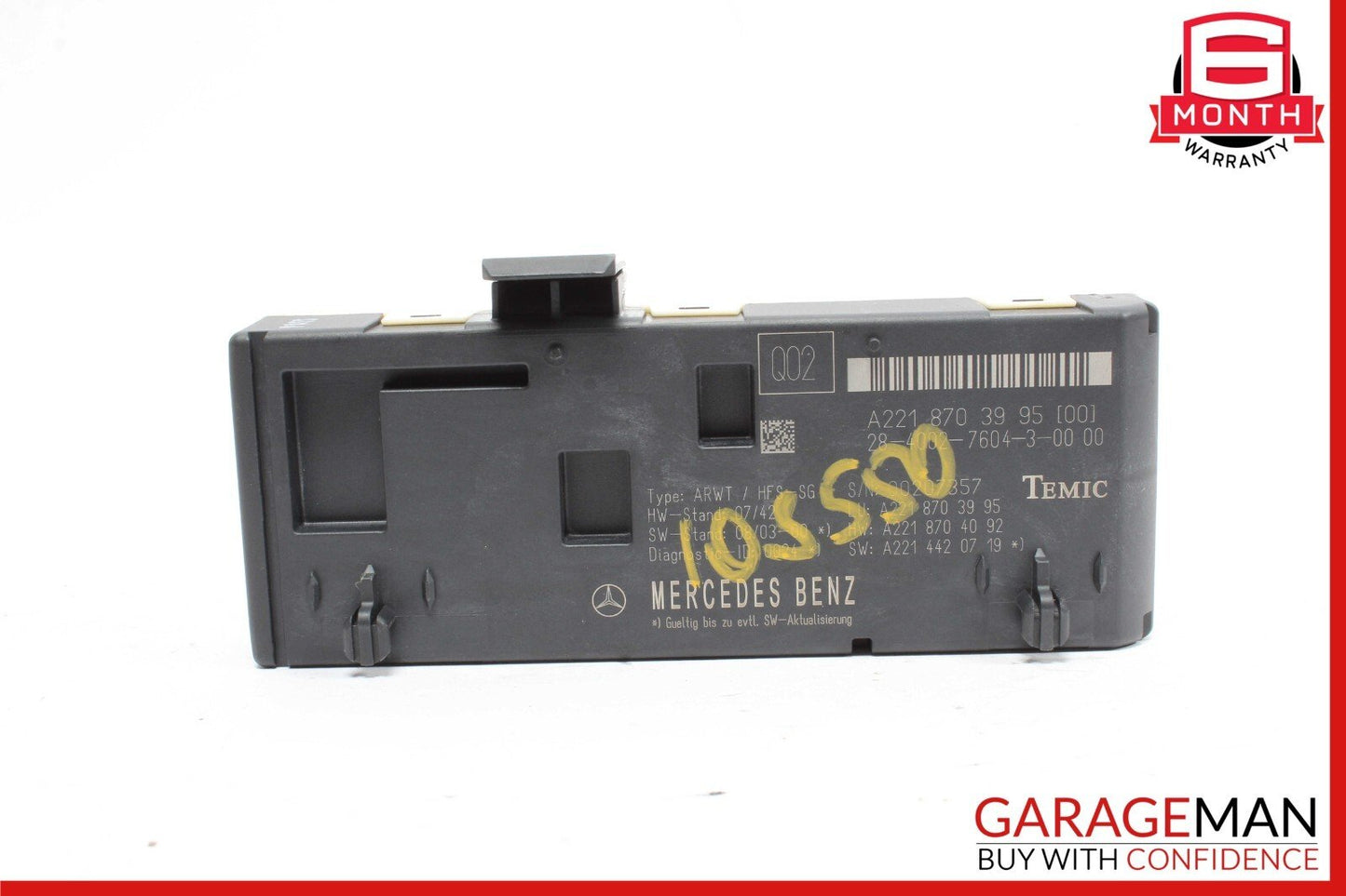 07-14 Mercedes W221 S550 CL550 Trunk Release Remote Open Close Module OEM