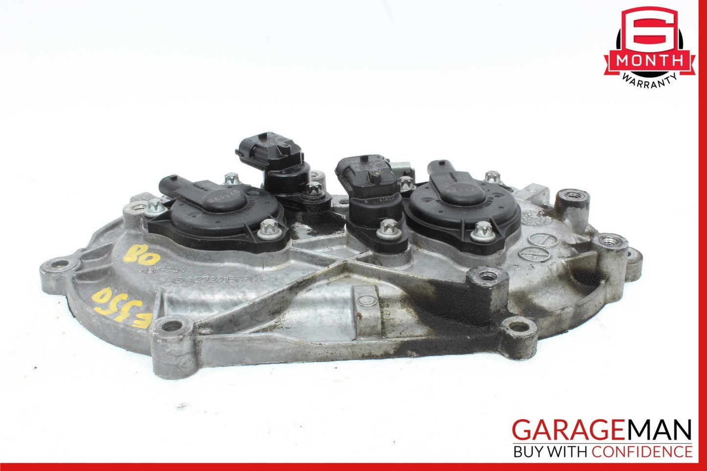 05-13 Mercedes W211 E350 E550 Front Left Side Engine Timing Chain Cover Plate
