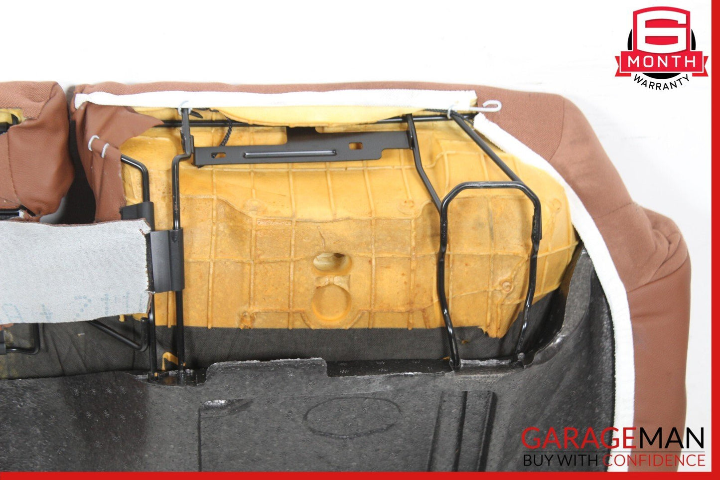 14-17 Maserati Quattroporte M156 Rear Seat Cushion Bottom Lower Brown OEM