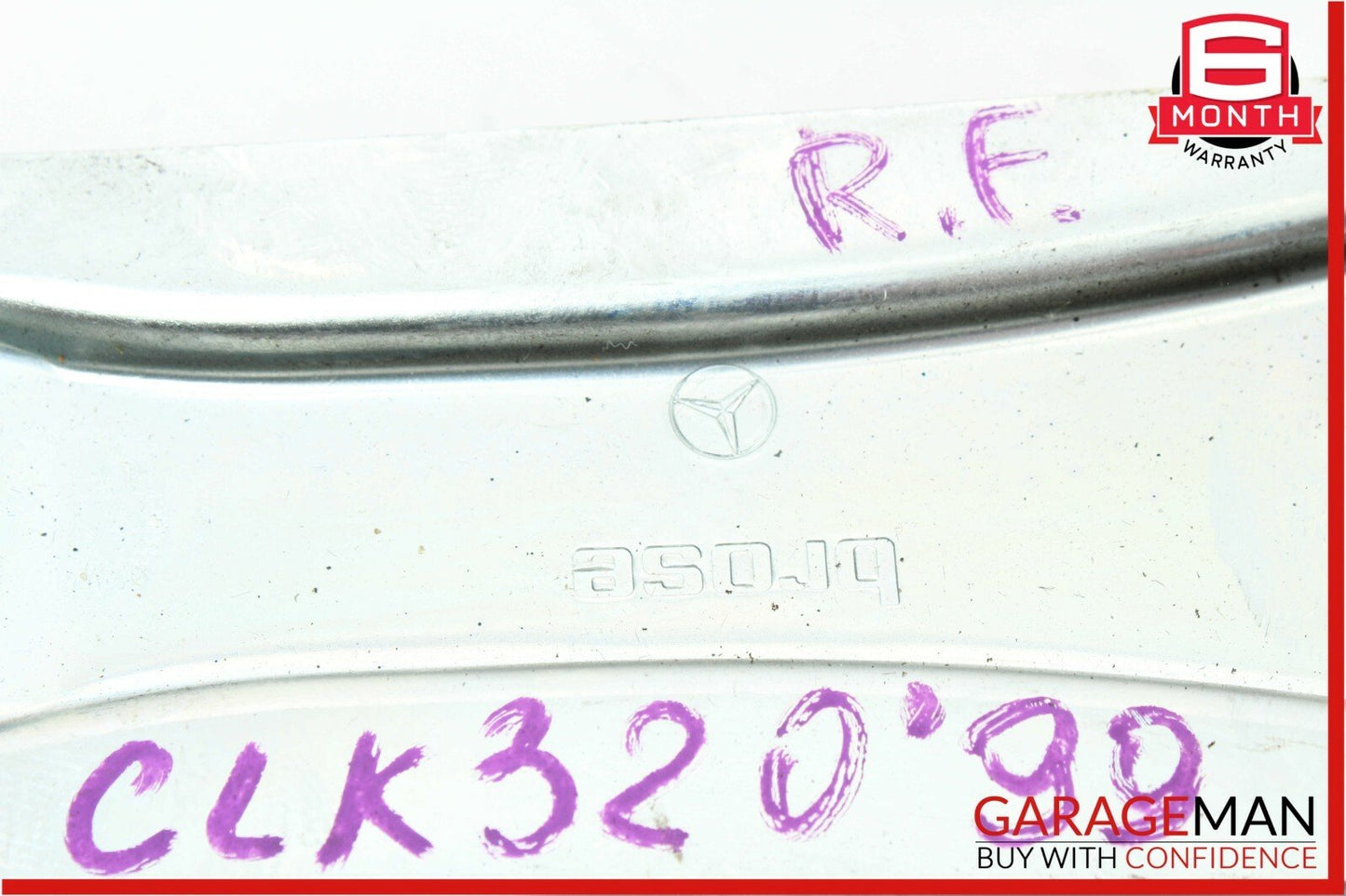 98-03 Mercedes W208 CLK320 Front Right Side Door Window Regulator w/o Motor OEM