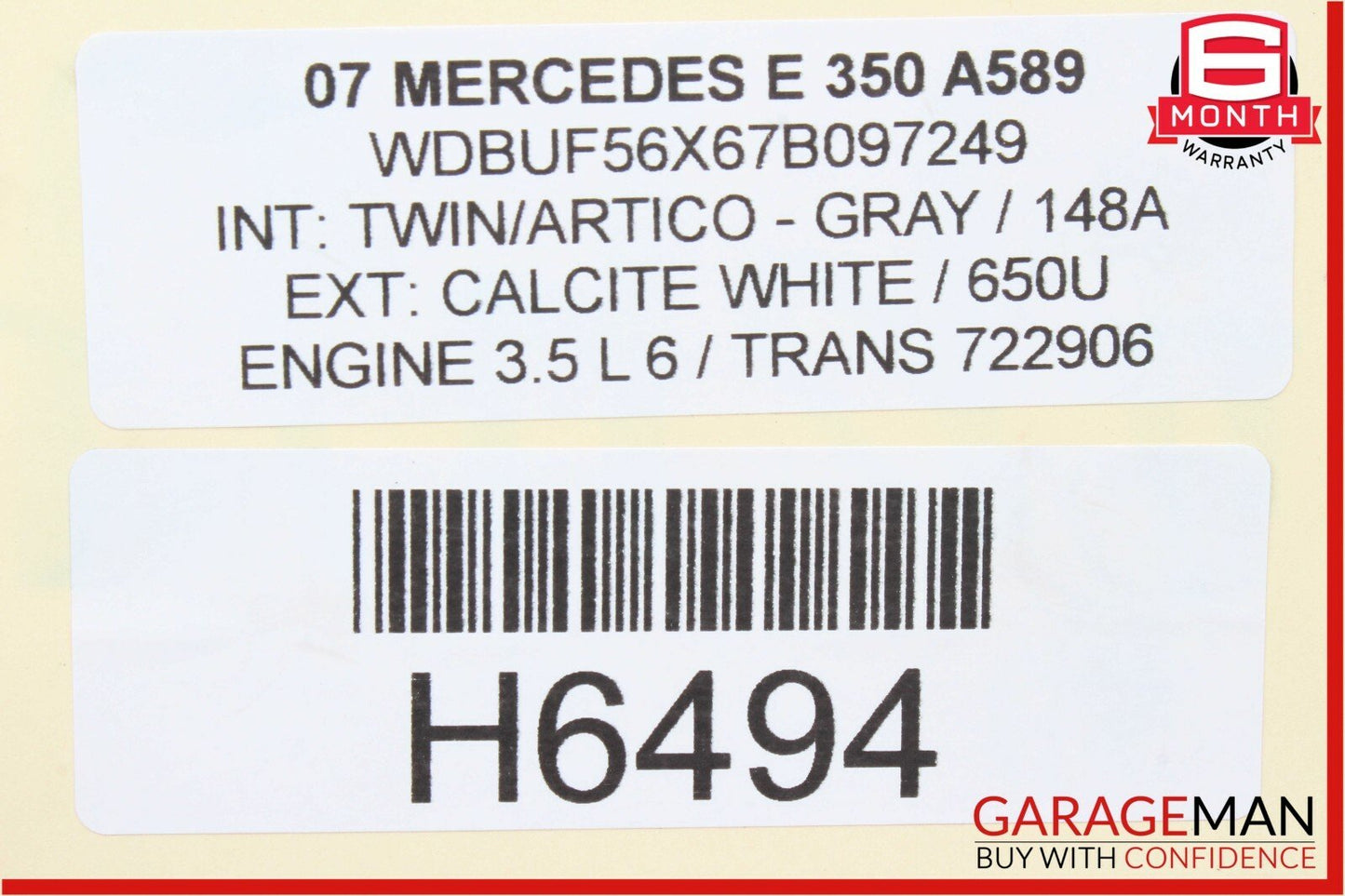03-11 Mercedes E350 SLK350 GL320 Front Right Passenger Side Seat Control Module