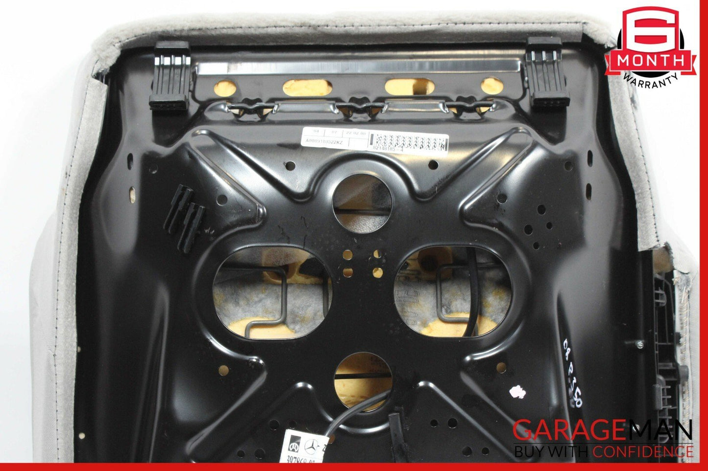 06-10 Mercedes W251 R350 R500 Front Right Side Lower Bottom Seat Cushion Gray