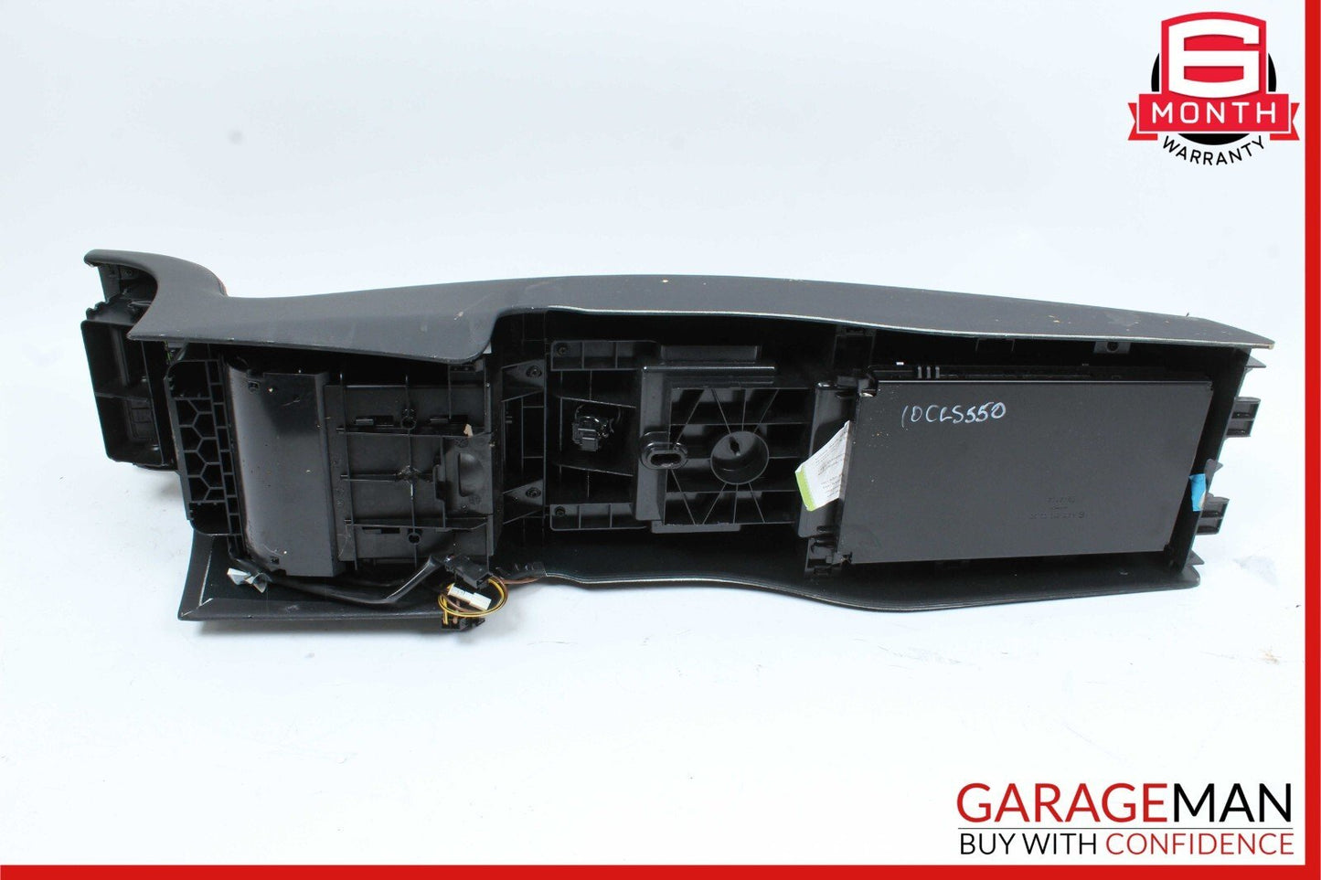 06-11 Mercedes W219 CLS550 Rear Center Console Armrest Storage Tray Assembly OEM