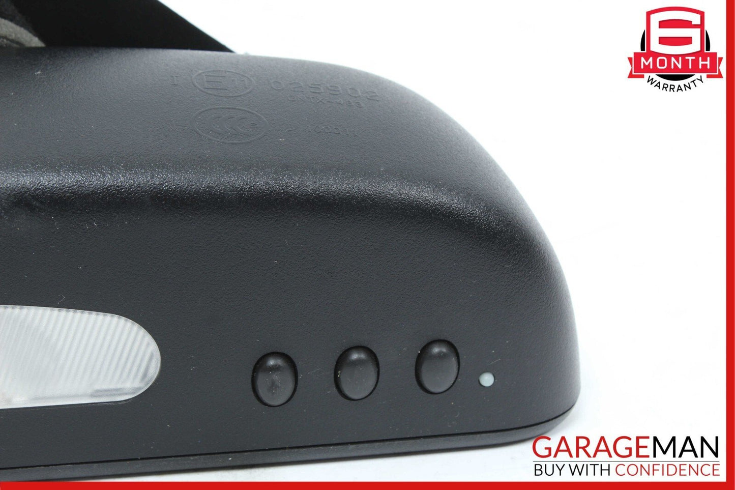 10-16 Mercedes W212 E350 E400 E550 Interior Top Upper Rear View Mirror Black OEM