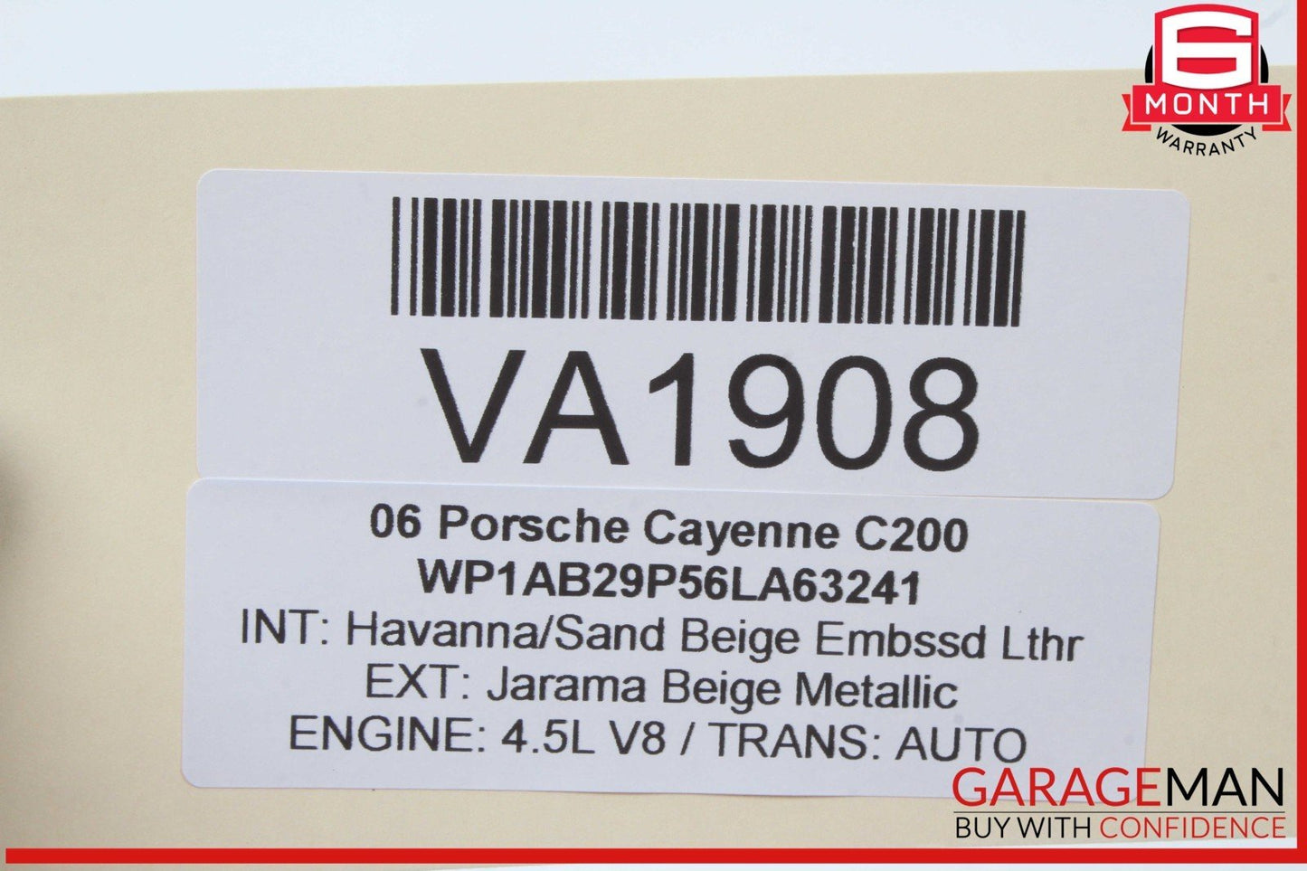 03-10 Porsche Cayenne 955 957 Crash Sensor Control Module Unit 3D0909601D OEM