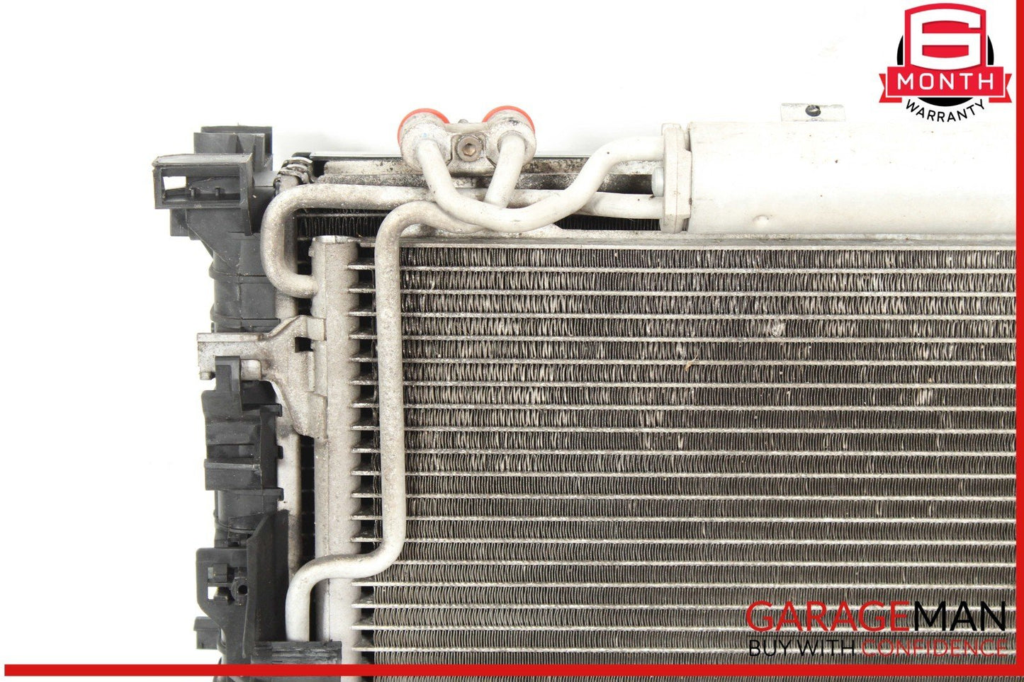 06-09 Mercedes W211 E350 Engine Cooling Radiator A/C AC Condenser Assembly OEM