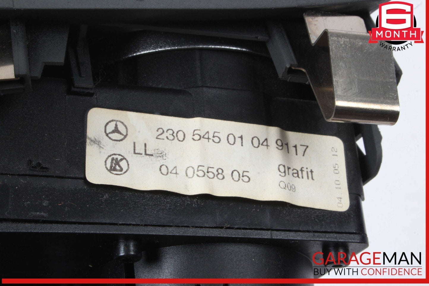 03-11 Mercedes R230 SL500 Headlight Lamp Control Switch Module Trim Panel OEM