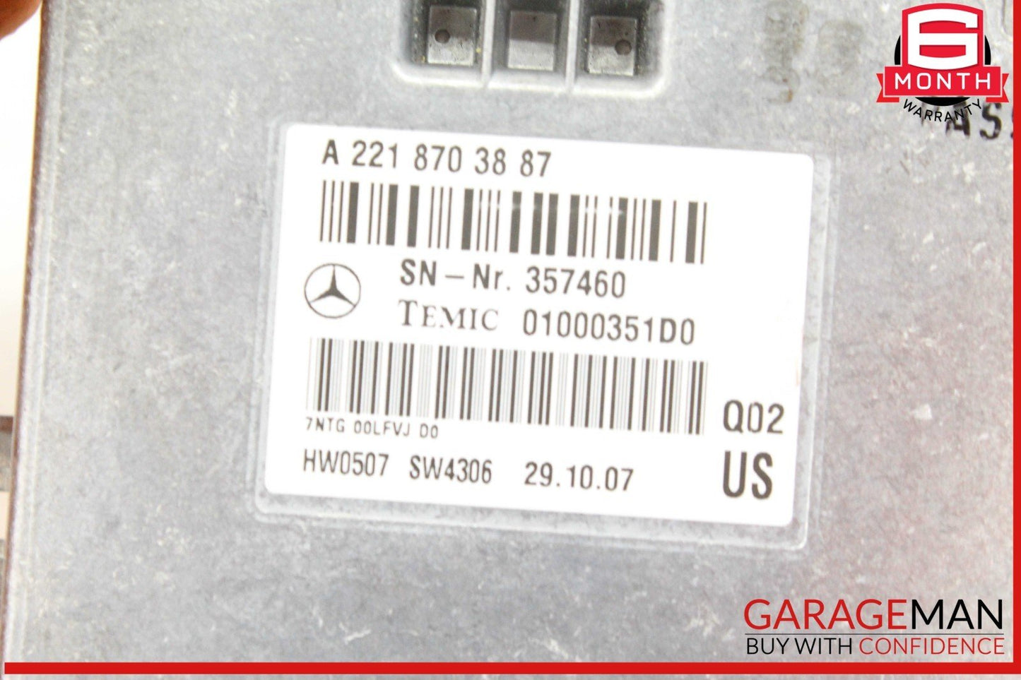 07-14 Mercedes W216 CL550 S550 Voice Language Communication Control Module OEM