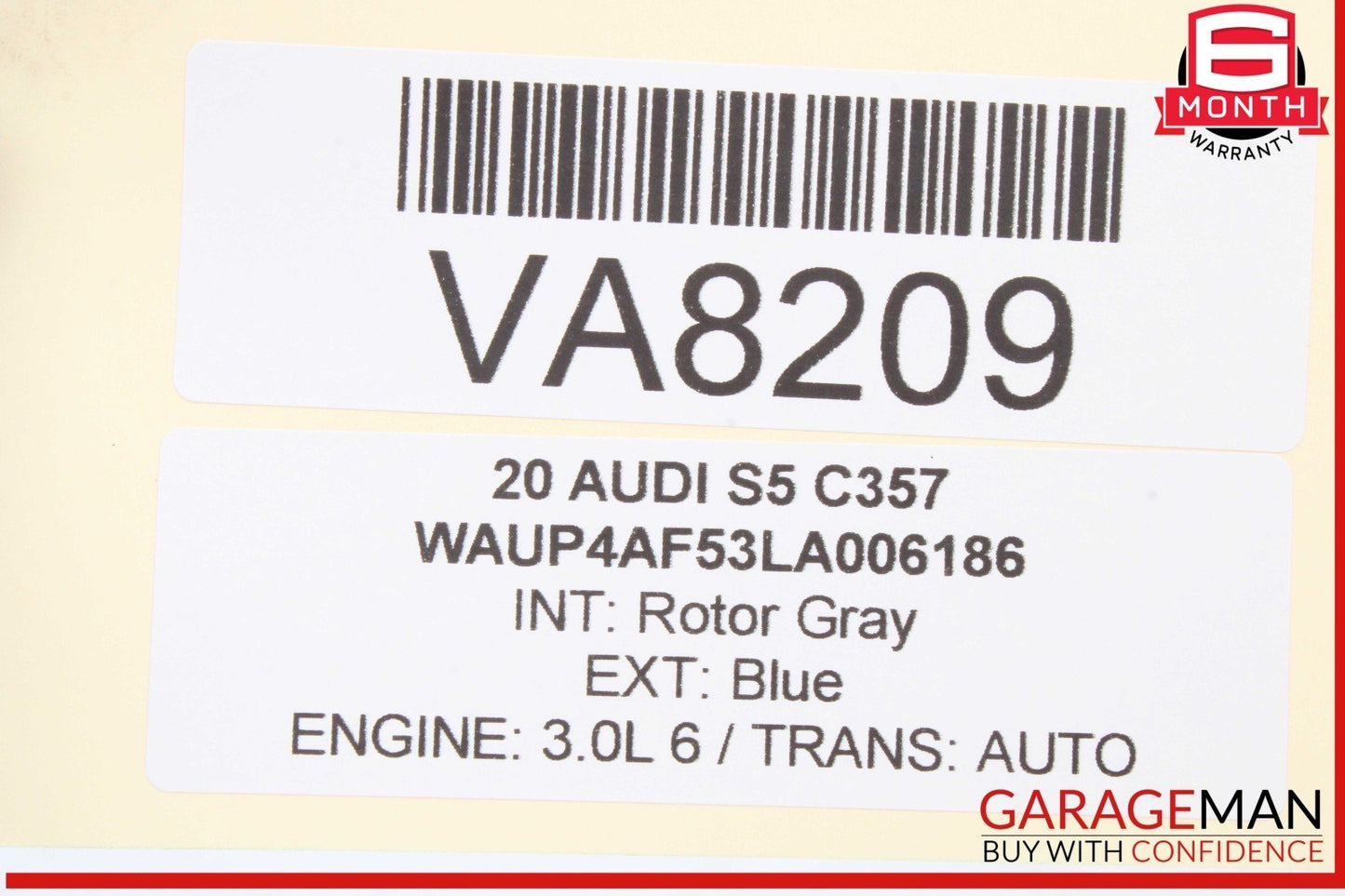 18-24 Audi S5 Liftgate Release Opener Handle Switch w/ Camera 8W8827566D OEM