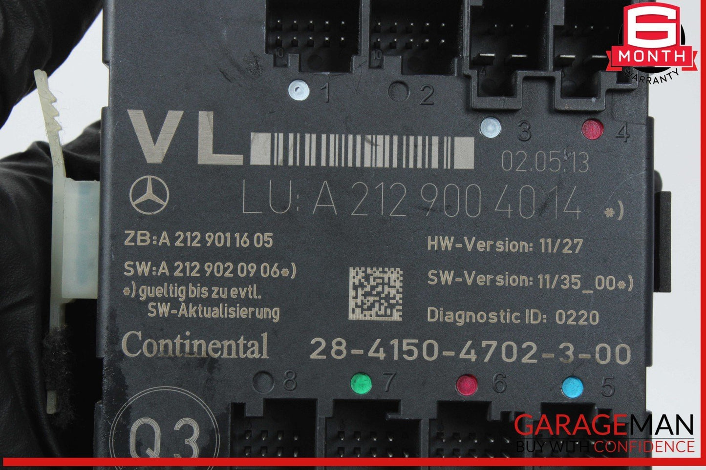 08-18 Mercedes W212 E350 C300 Front Left Side Door Control Module Unit OEM