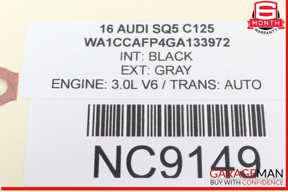 14-17 Audi SQ5 Front Left Driver Side Dash Dashboard AC A/C Air Vent OEM