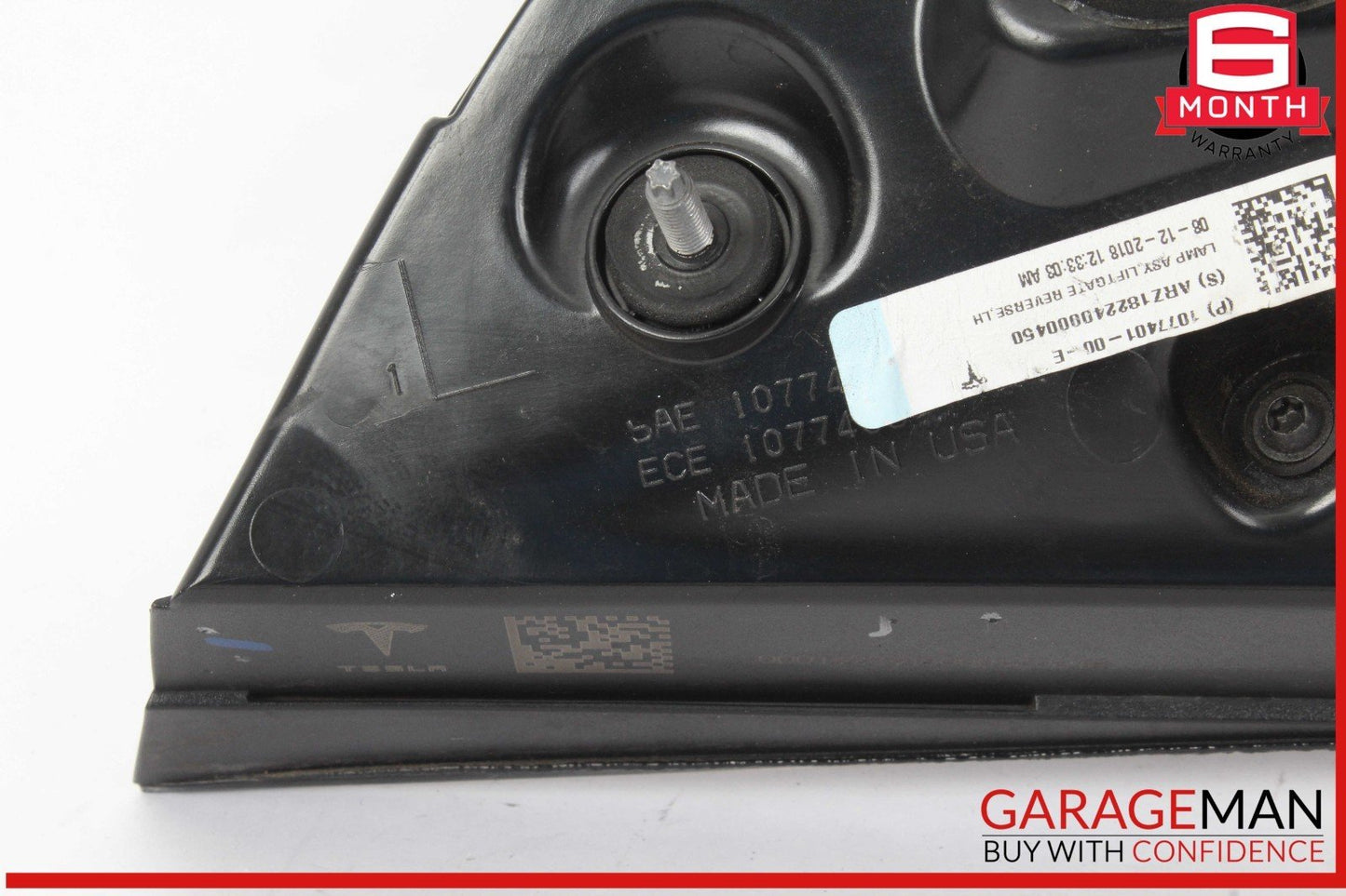 17-23 Tesla Model 3 Rear Left Driver Side Inner Tail Light Lamp LED OEM
