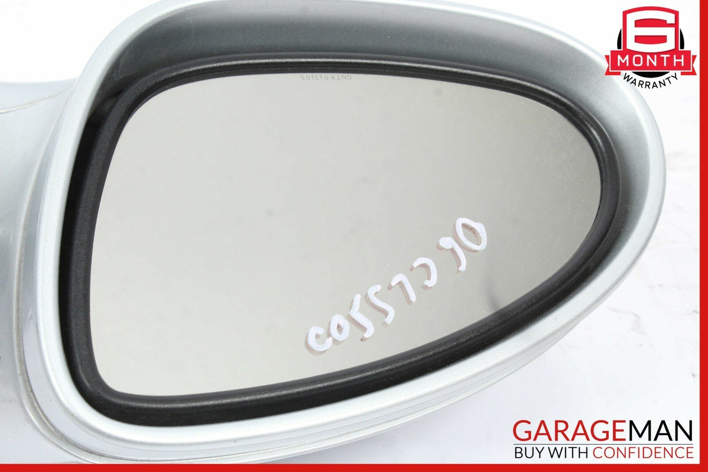 06-08 Mercedes W219 CLS500 Front Left Driver Side Mirror Door Rear View Silver