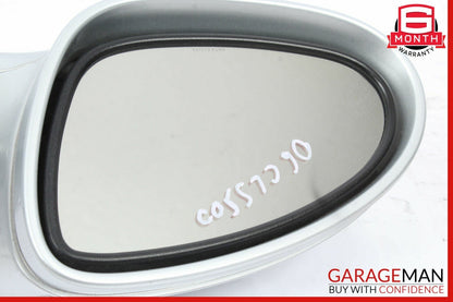 06-08 Mercedes W219 CLS500 Front Left Driver Side Mirror Door Rear View Silver