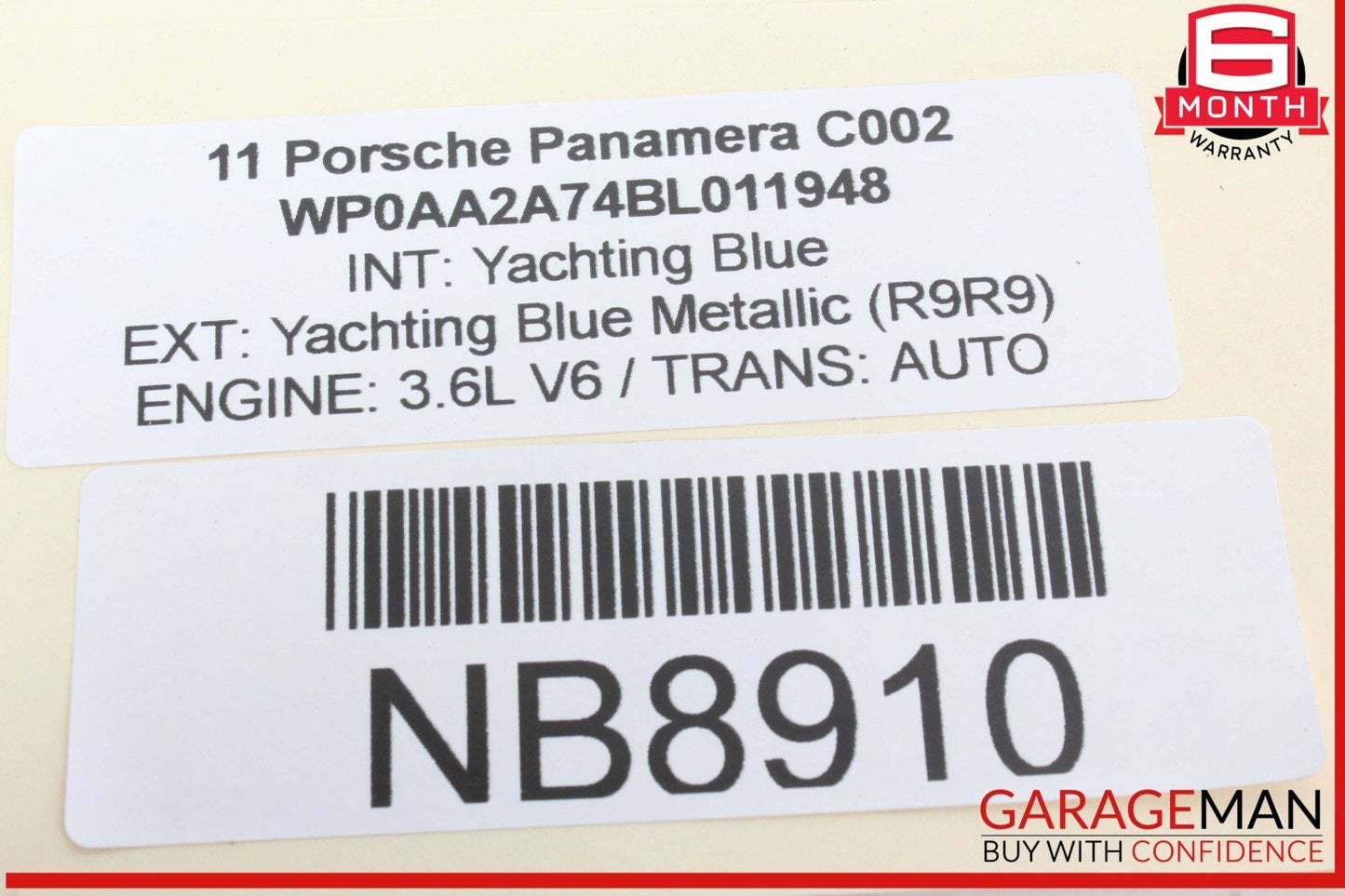 10-16 Porsche Panamera 970 Front Right Passenger Side Door Control Module OEM