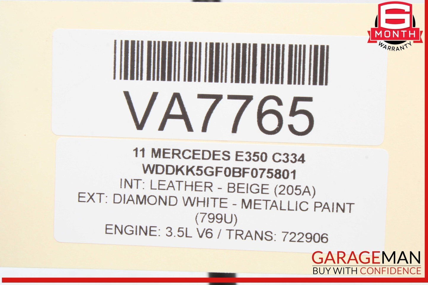 11-17 Mercedes W207 E350 Front Left and Right Side Hood Lift Support Strut OEM