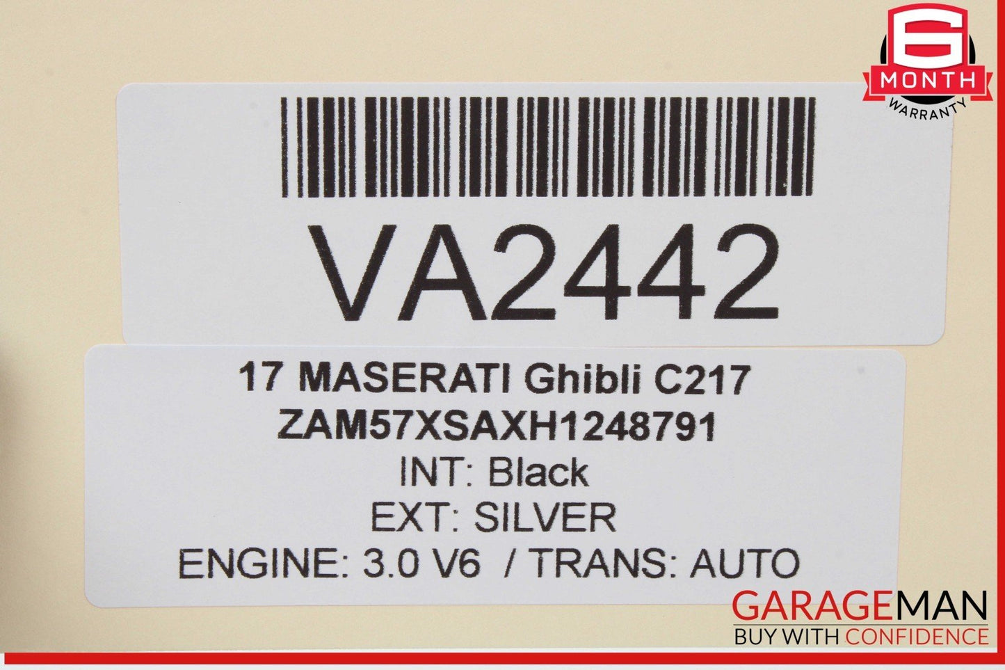 14-22 Maserati Ghibli Rear Trunk Lid Open Lock Button Control Switch OEM