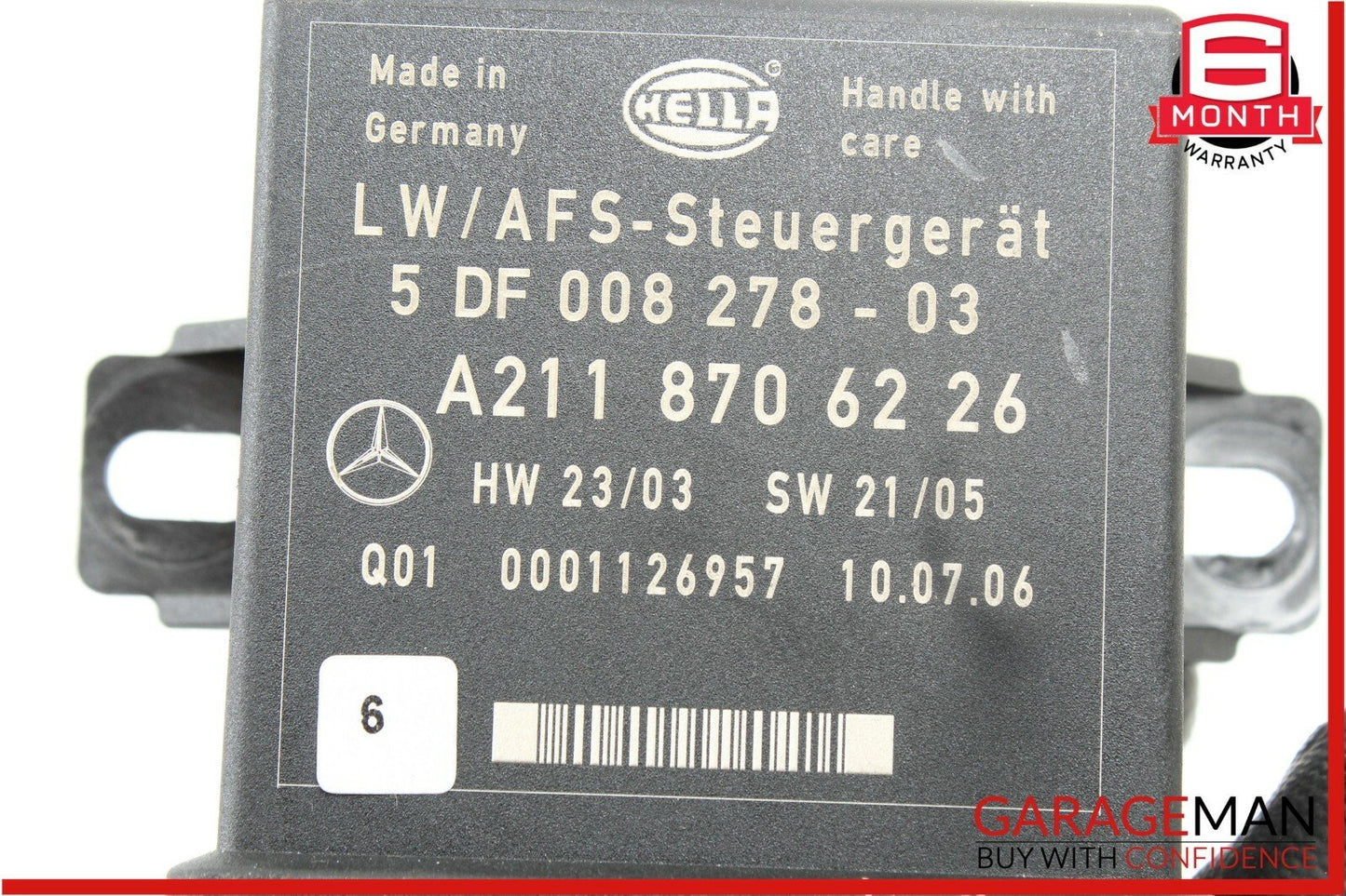 06-09 Mercedes X164 GL450 R350 ML320 Headlight Control Module 2118706226 OEM