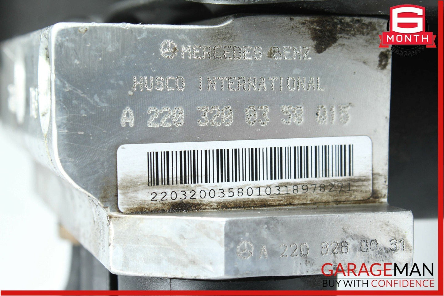 00-06 Mercedes W220 S500 ABC Hydraulic Valve Block Front Suspension Pump OEM