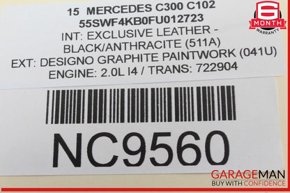 14-19 Mercedes W205 C300 S550 GLC350 Keyless Go Entry Control Module Unit OEM