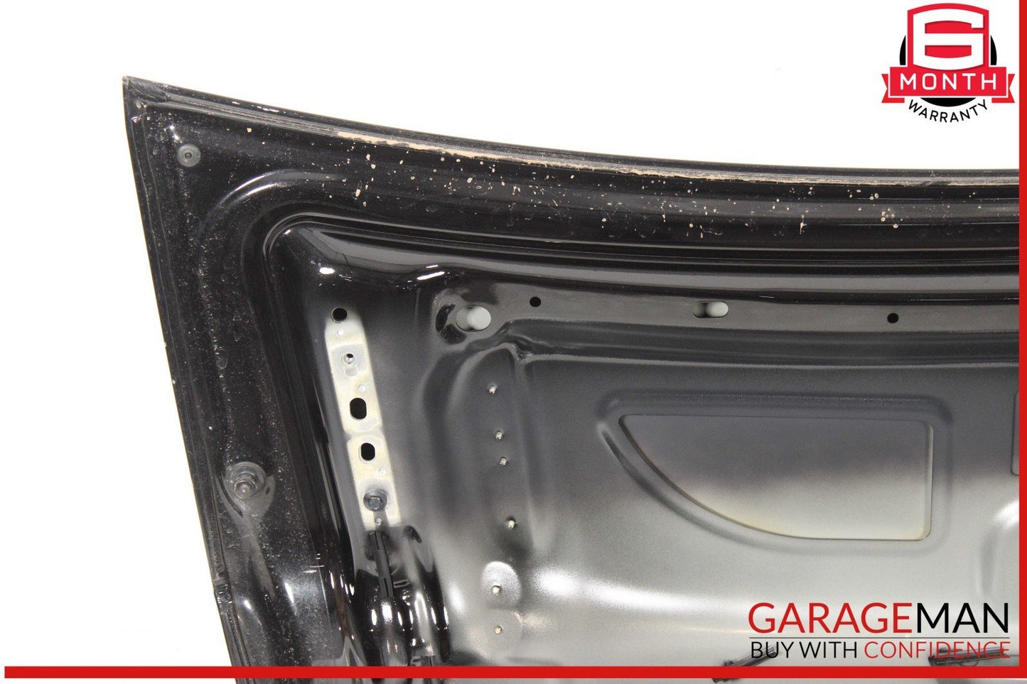 10-16 Mercedes W212 E350 E400 Sedan Rear Trunk Lid Deck Shell Panel Black OEM