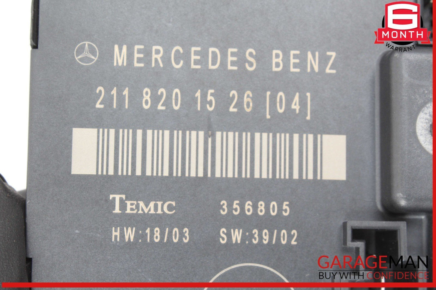 03-09 Mercedes W211 E350 E500 Door Control Module Rear Left Driver Side OEM