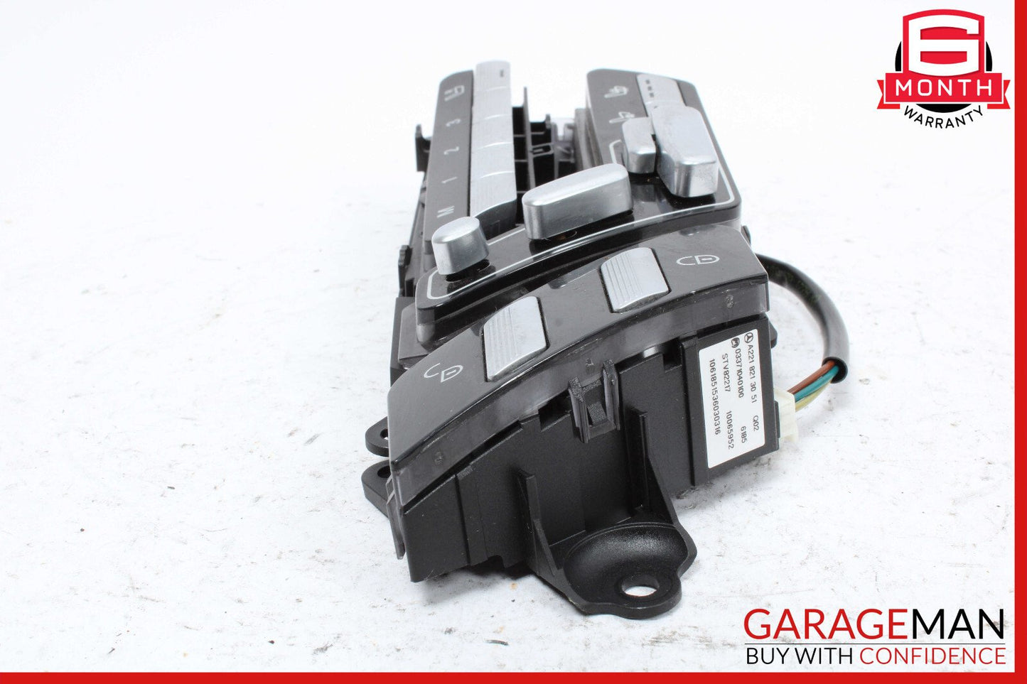 07-13 Mercedes W221 S550 CL600 Front Left Side Seat Adjust Control Switch Set