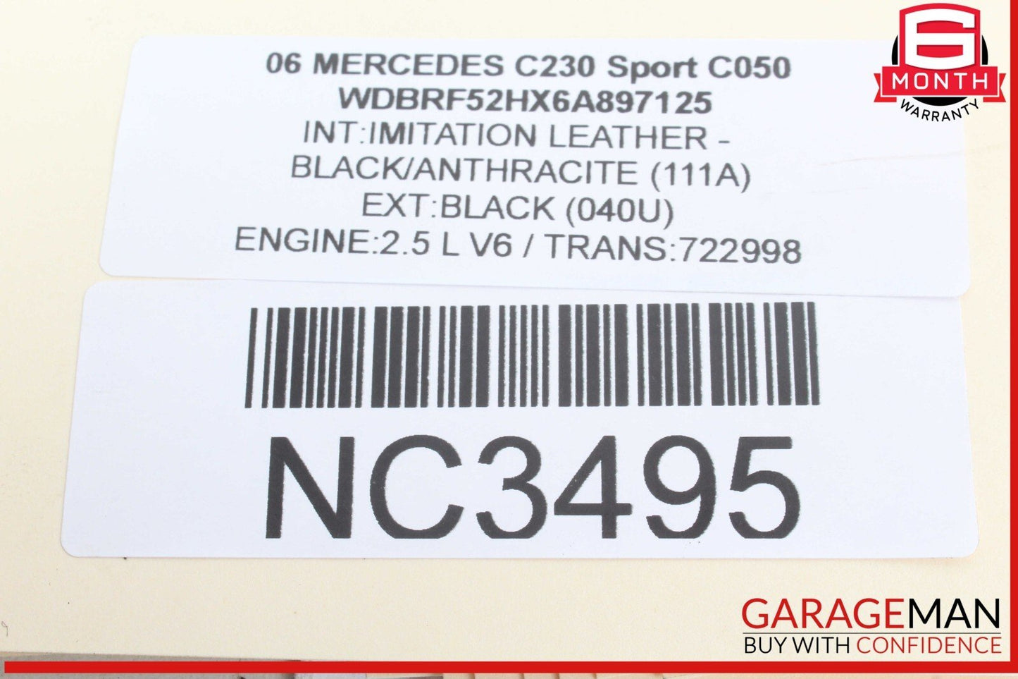 05-12 Mercedes W203 C230 Sport Engine PCV Crankcase Vent Valve Oil Separator OEM