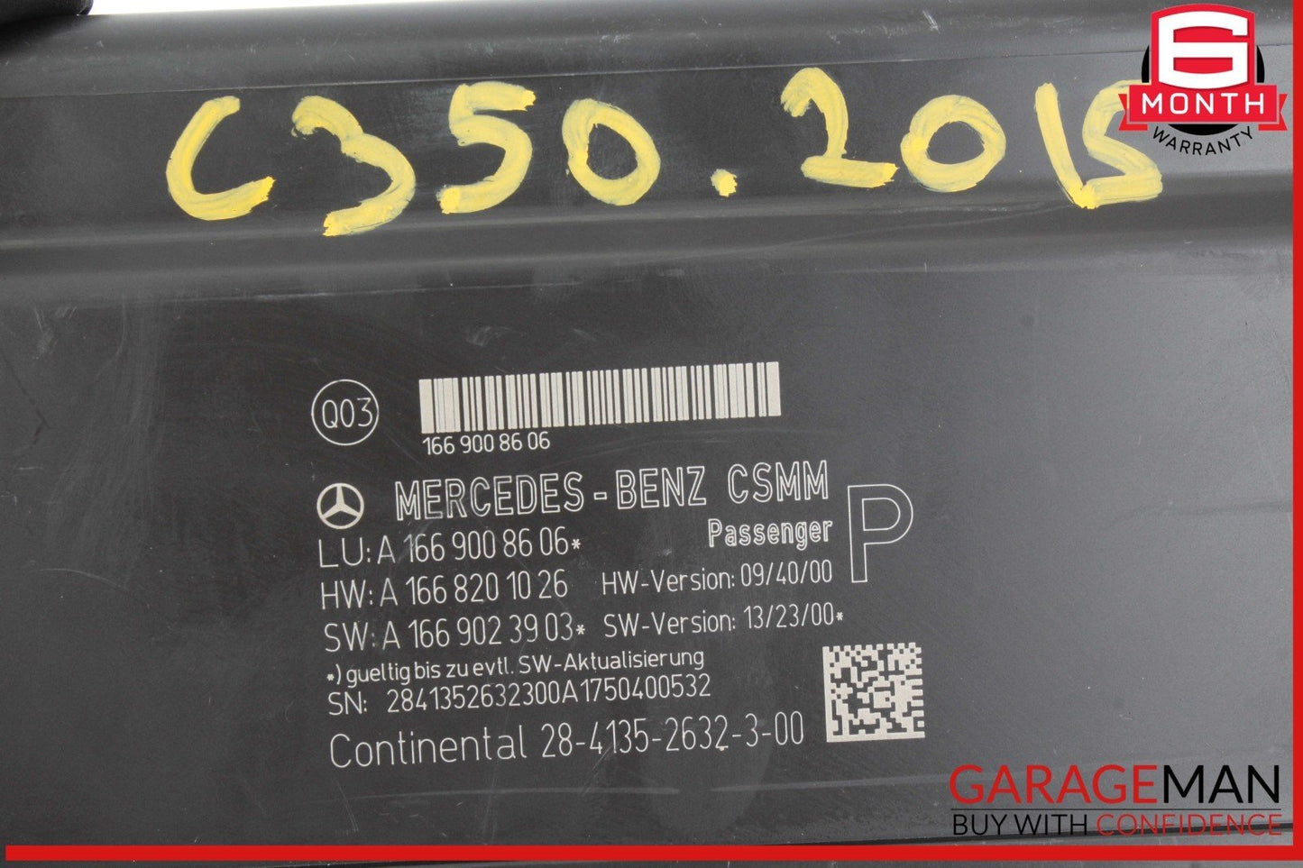 12-19 Mercedes W117 CLA250 GL450 Front Right Seat Control Module Unit OEM