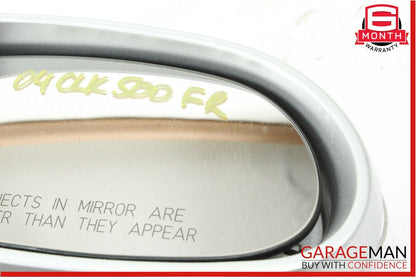 06-08 Mercedes W219 CLS500 Front Right Side Mirror Door Rear View Silver