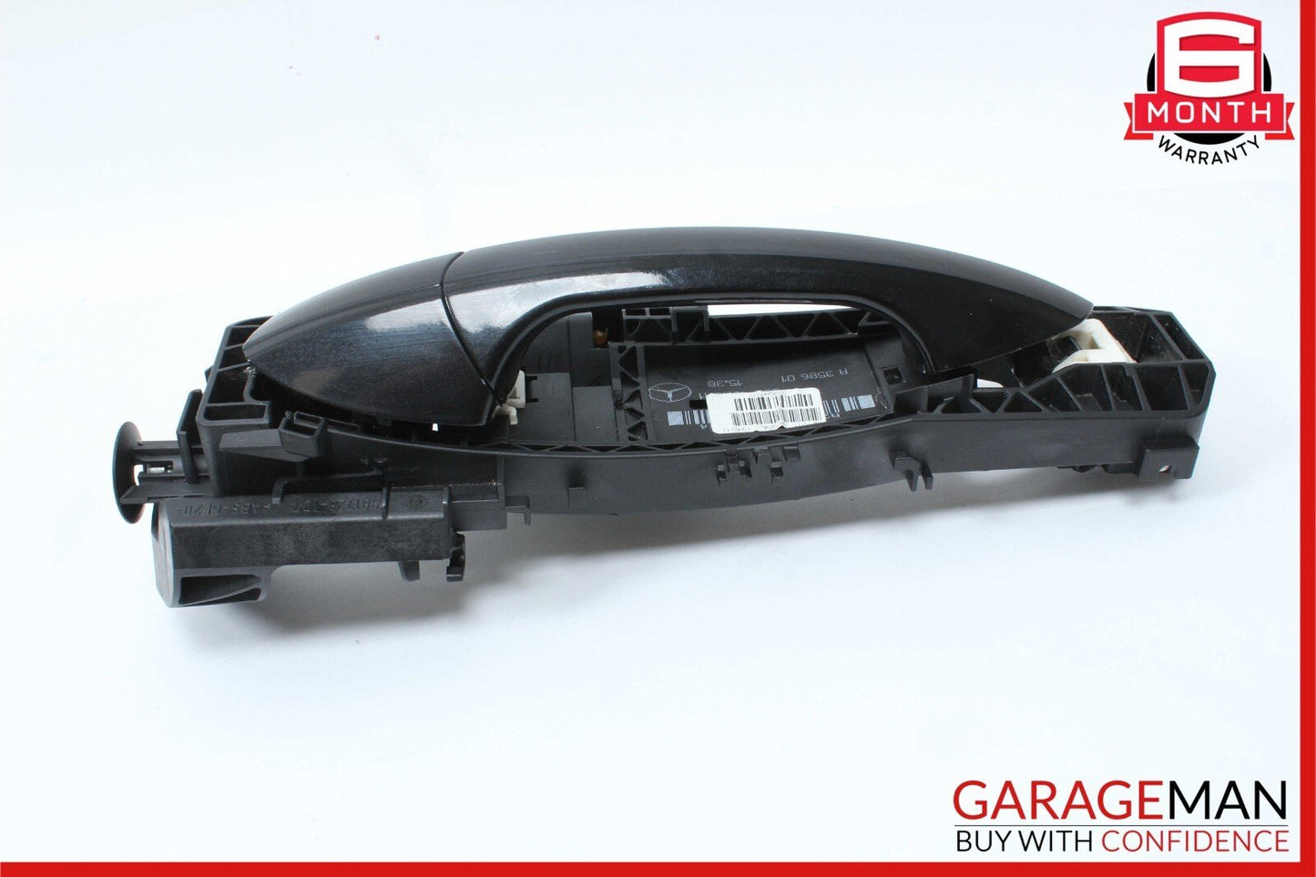 12-14 Mercedes W204 C250 C300 Rear Left Side Exterior Door Handle Black OEM