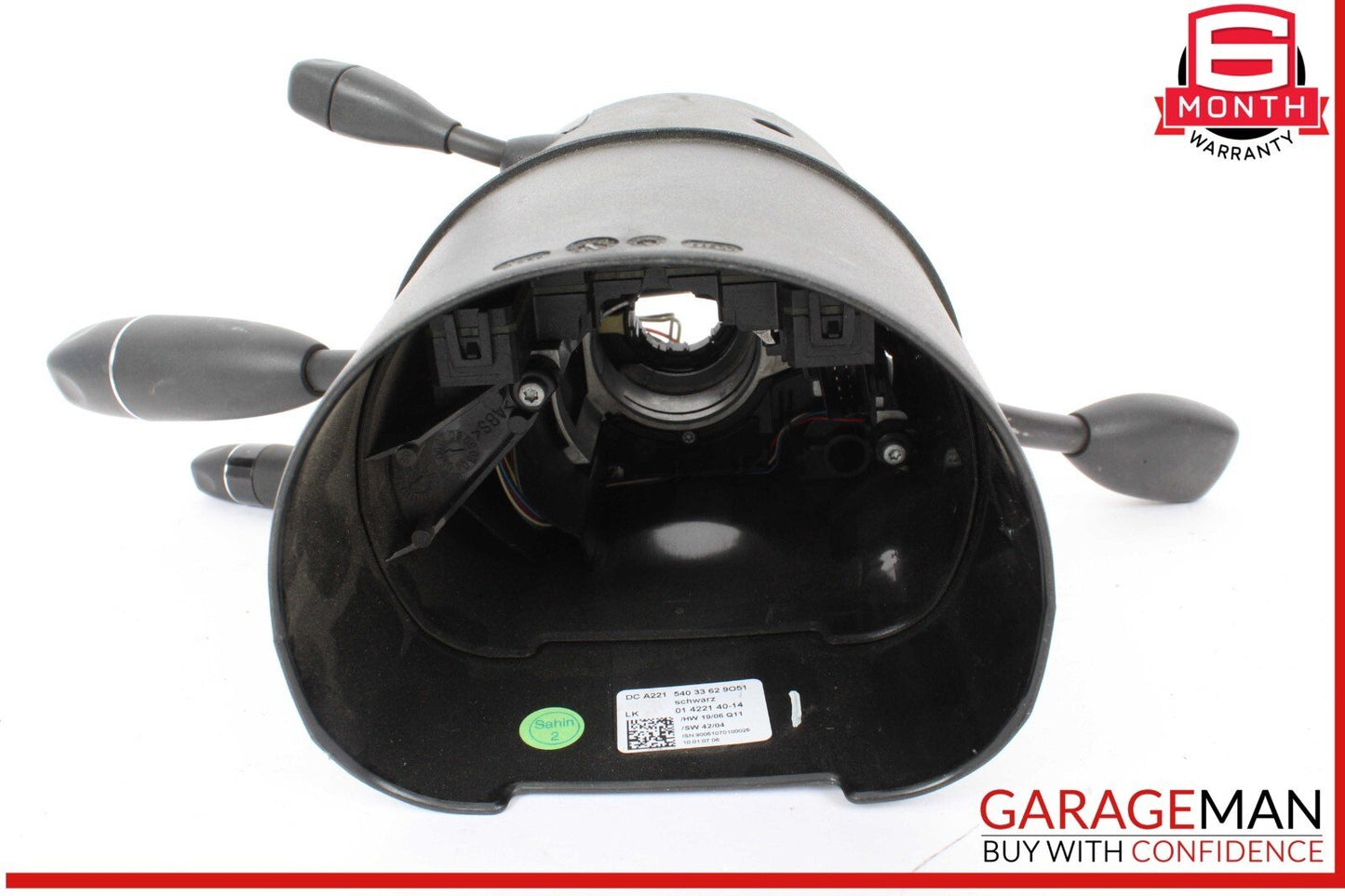 07-10 Mercedes W221 S550 Steering Column Combination Switch Assembly Black OEM
