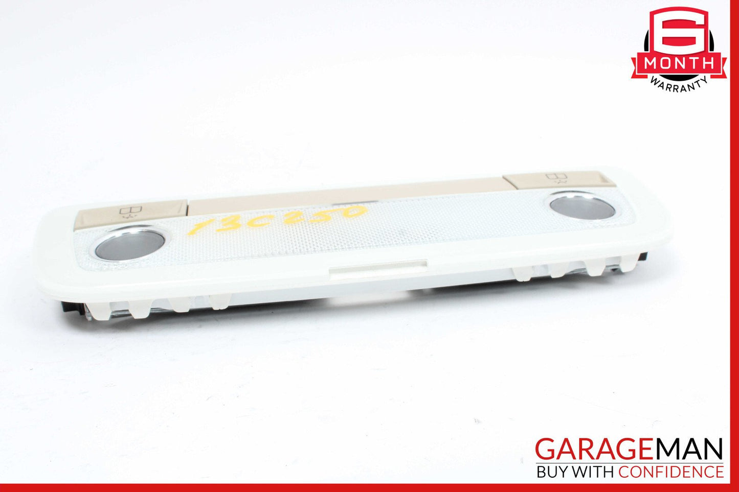 08-21 Mercedes W204 C250 GLK350 Rear Overhead Dome Light Beige 2048204901 OEM