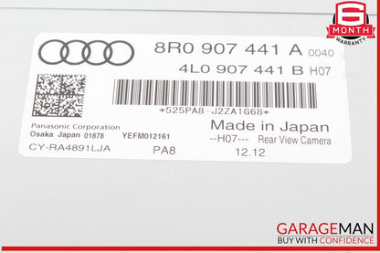 09-17 Audi Q5 SQ5 Rear View Camera Computer Control Module Unit 8R0907441A OEM
