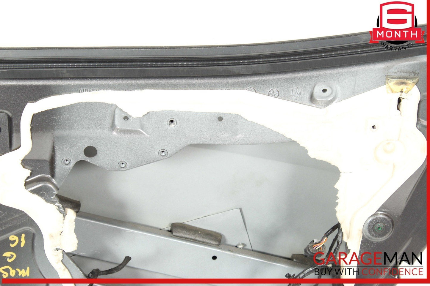 14-22 Maserati Ghibli M157 Rear Right Side Door Shell Frame Panel Gray OEM