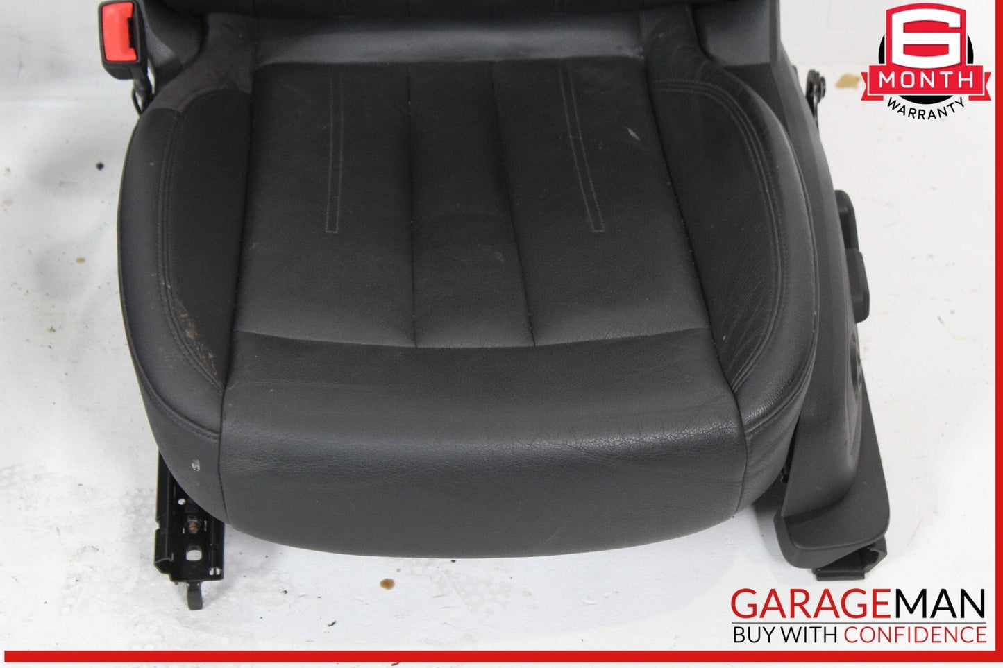 17-19 Audi A4 Front Complete Seat Cushion Cover Assy Set of 2 Pc OEM