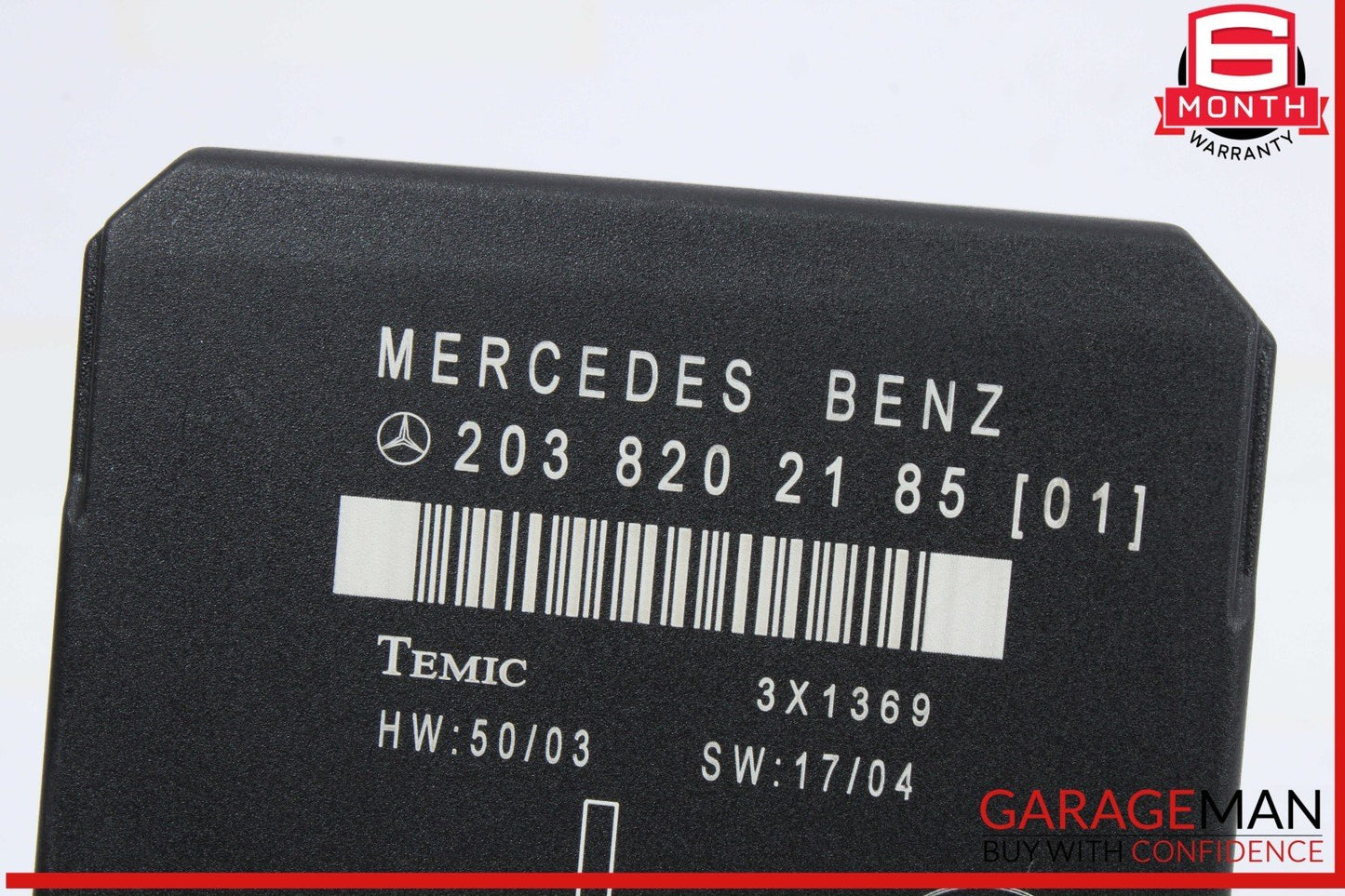 01-07 Mercedes W203 C230 C350 Rear Left Side Door Control Module 2038202185 OEM