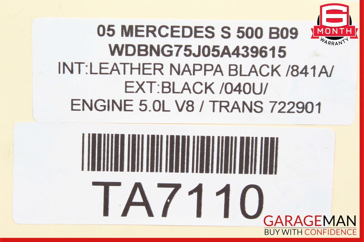 98-06 Mercedes W220 S500 E430 SL500 Lower Engine Motor Oil Pan 1120140603 OEM