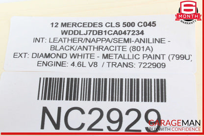 08-18 Mercedes W218 CLS500 E350 Rear Right Side Door Control Module OEM