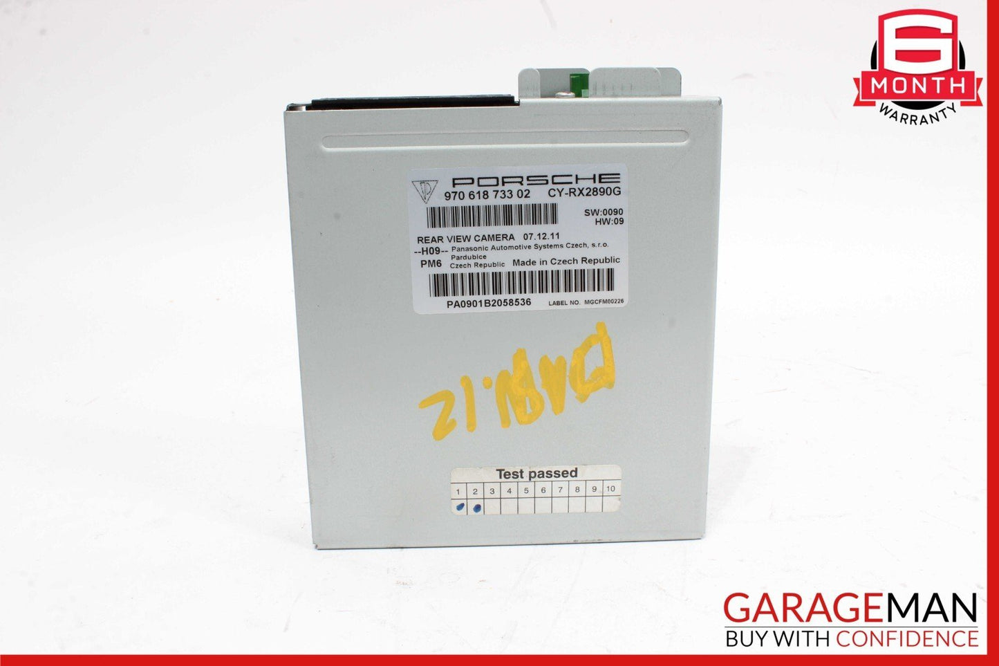 10-15 Porsche Panamera S Rear View Camera Control Module Unit 97061873302 OEM