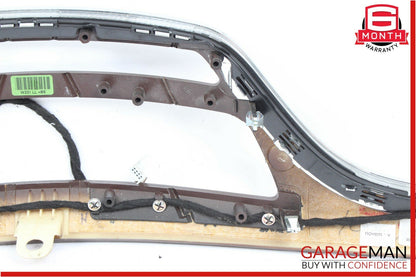 07-09 Mercedes W221 S550 Front Center Dashboard Trim Panel Bezel Cover Wood