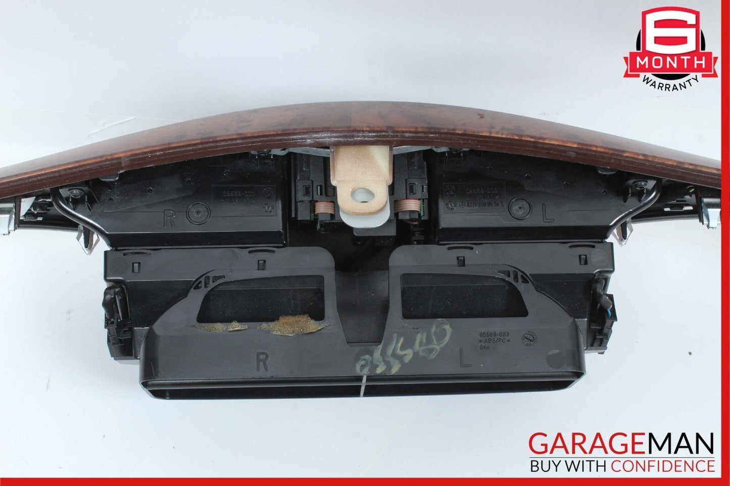 07-14 Mercedes W221 S550 Center Dash Heater Switch Control Panel Assembly OEM
