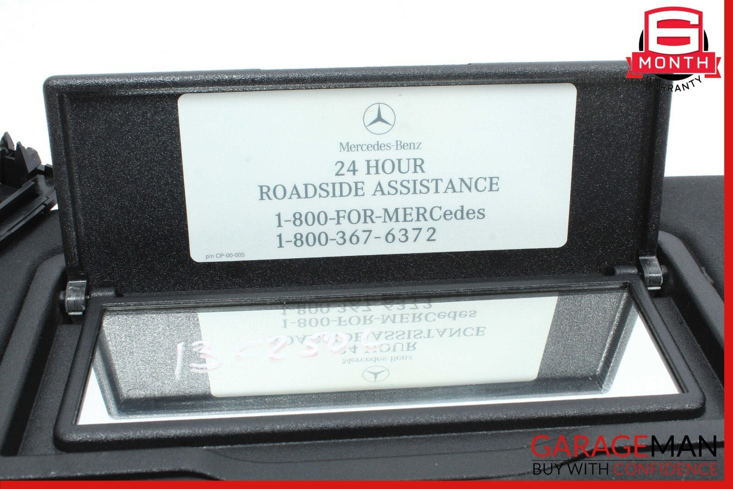 08-14 Mercedes W204 C250 C350 Front Left Side Sun Visor Sunvisor Shade Cover OEM
