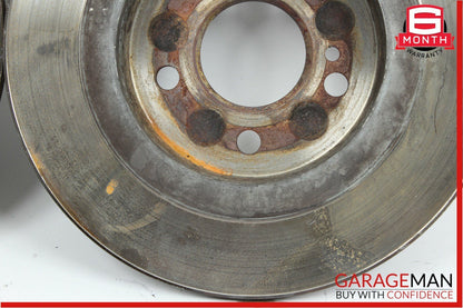 12-16 Mercedes R172 SLK350 Rear Right & Left Side Brake Rotor Disc Set