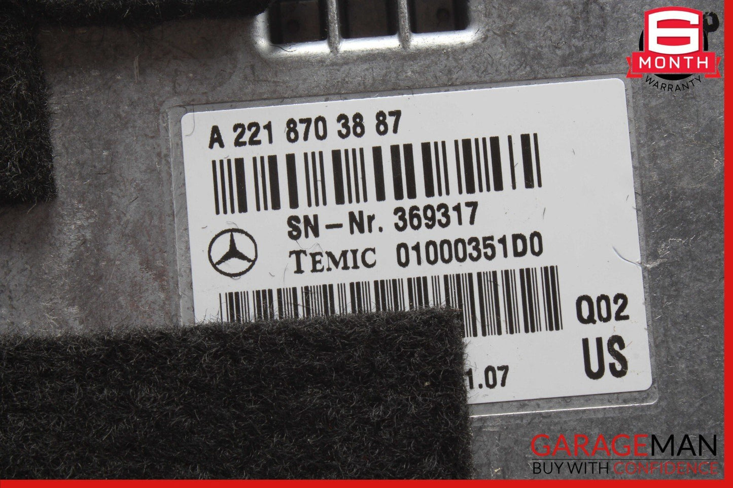 07-14 Mercedes W221 S550 S63 Voice Language Communication Control Module OEM