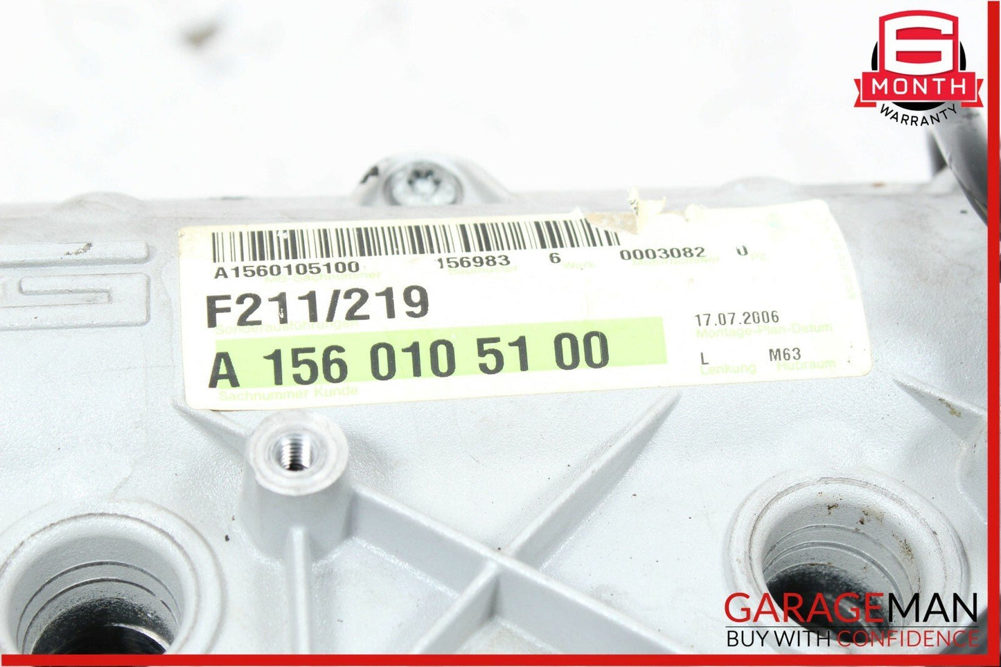07-12 Mercedes E63 AMG Left Side Engine Cylinder Head Motor Block Assembly